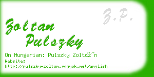 zoltan pulszky business card